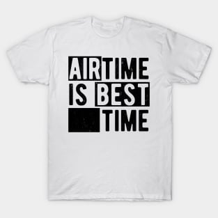 Airtime Is Best Time - Funny Roller Coaster Enthusiast T-Shirt